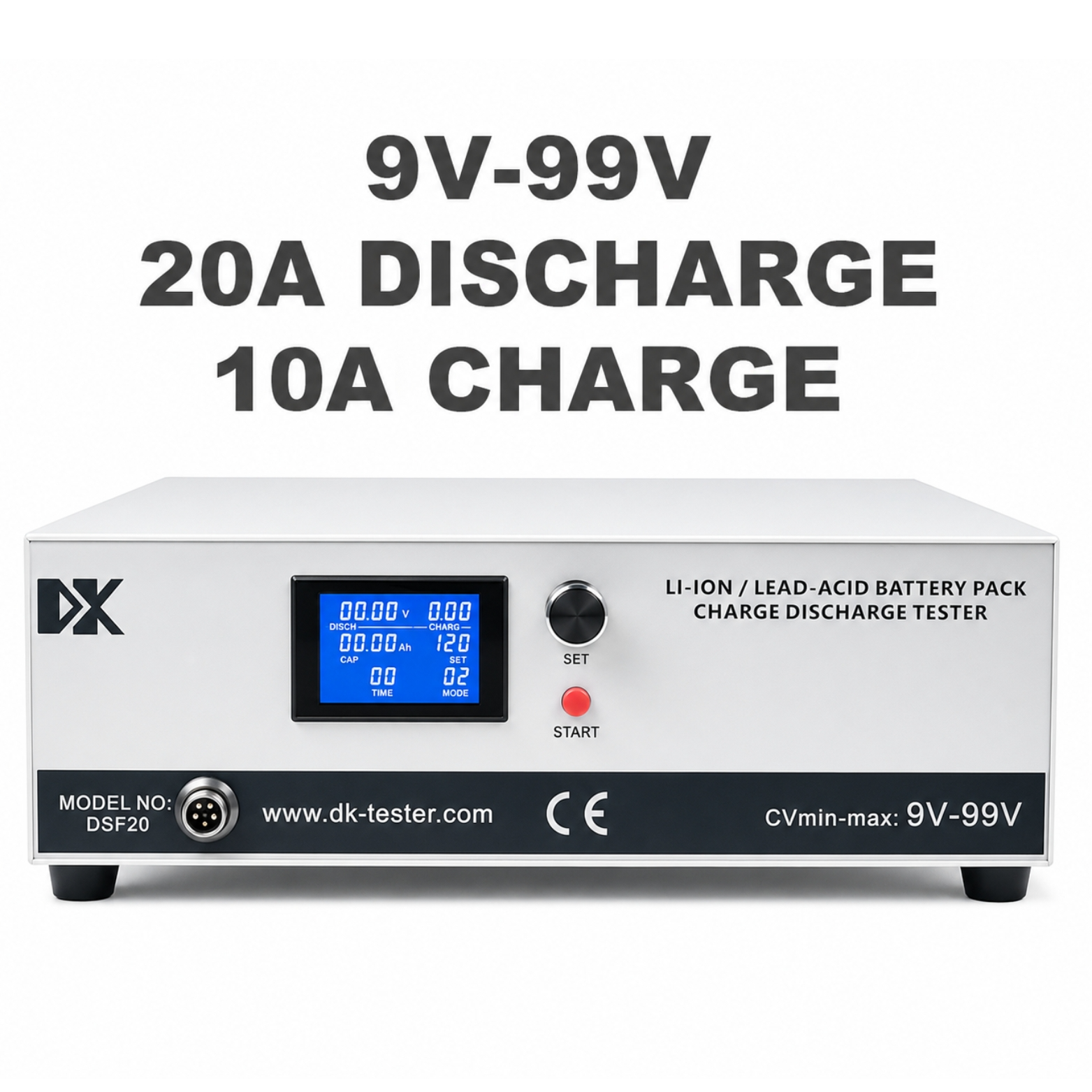 DK BATTERY TESTERS DSF20 99V 20A